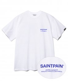 20S SP 베리에이션 로고 티셔츠-화이트 블루