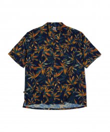 S/S CBD 하와이안 비치 셋업 셔츠 NAVY_FL2WR25M