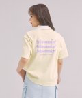 후아유걸 - 데이지 플라워 카라 티셔츠 [옐로우] WHHAA2591F