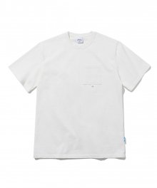 솔리드 포켓 루즈 티셔츠 (WHITE)