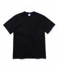 솔리드 포켓 루즈 티셔츠 (BLACK)