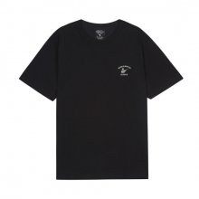 레트로 스포티브 - 스몰 자수 티셔츠 [블랙] WHRAA2597U