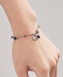 그레이시제이(GRAYISH J) [써지컬스틸] Stone bead bracelet