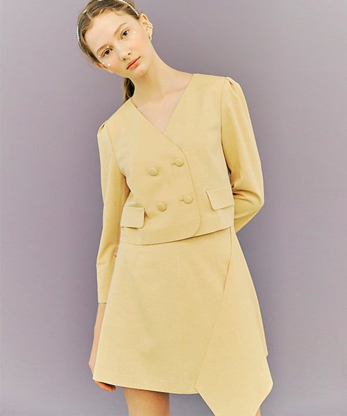 Куртка crop no collar SWJKKE4000