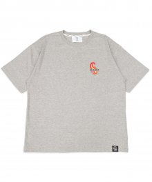 (유니섹스)Flame T-shirt(GREY)