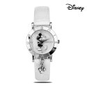 디즈니(Disney) 미키마우스 가죽밴드 여성용 손목시계 OW035DW