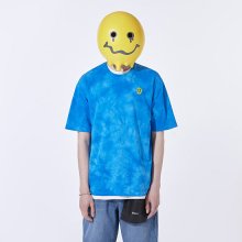 sad smile tie-dye t-shirt_CQTAM20412BUX