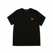 워터컬러 오버핏 티셔츠 NY (BLACK)
