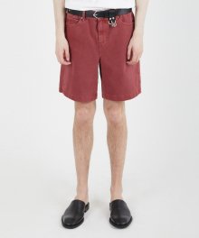 Newtro Denim Shorts - Cranberry