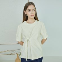 BALLOON BELTED BLOUSE_CR