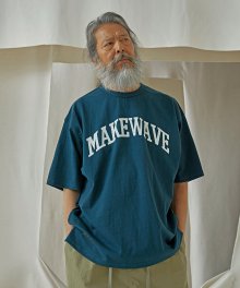 MAKE WAVE LOGO TEE _ DARK GREEN