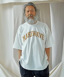 MAKE WAVE LOGO TEE _ WHITE