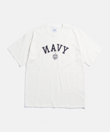NAVAL Academy Tee Off White