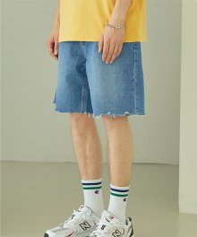 CASUAL WASHED DENIM SHORTS