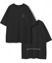 딜레탕트 반팔  티셔츠 - 블랙 (FU-152_Black)