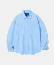 Poly Overfit Shirt S37-2 Sky Blue