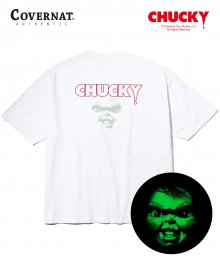 COVERNAT X CHUCKY NIGHTGLOW TEE WHITE