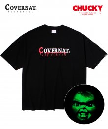 COVERNAT X CHUCKY NIGHTGLOW TEE BLACK