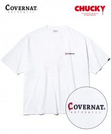 COVERNAT X CHUCKY MOVIE POSTER TEE WHITE