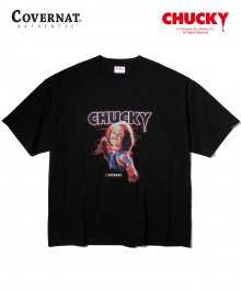 COVERNAT X CHUCKY ENDING CREDIT TEE BLACK