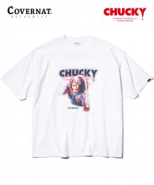 COVERNAT X CHUCKY ENDING CREDIT TEE WHITE