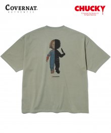 COVERNAT X CHUCKY TWO FACE TEE KHAKI