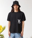 웨이브건(WAVEGUN) 뉴로고 티셔츠 블랙