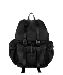 BOHEMIAN BACKPACK M (BLACK) / RECYCLED