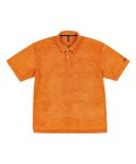필드매뉴얼(FIELDMANUAL) TERRY POLO SHIRT orange