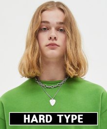[HARD TYPE] 샤무드 세미오버핏 티셔츠 (AVOCADO GREEN)