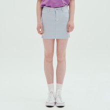 COLOR FITTED SKIRT_SKY BLUE