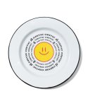 크리틱(CRITIC) HAPPY FOOD X CRITIC SMILE ENAMEL DISH(WHITE)_HFTZUAC01UC2