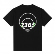 CIRCLE LOGO HALF T-SHIRTS BLACK