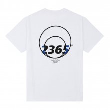 CIRCLE LOGO HALF T-SHIRTS WHITE