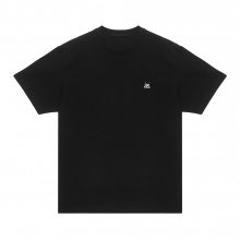 ESSENTIAL 오버핏 기본로고 반팔 티셔츠(블랙)