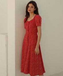 RED DARIA DRESS