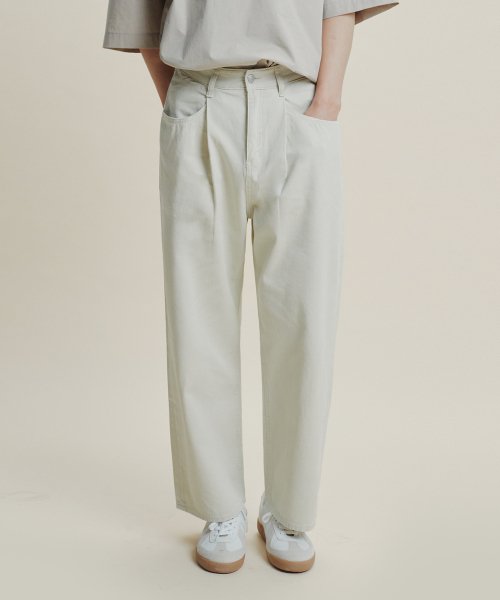 Брюки cool summer wide M-Grin #7942-CREAM