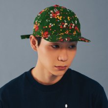 FLOWER CAP(GREEN KAKI)