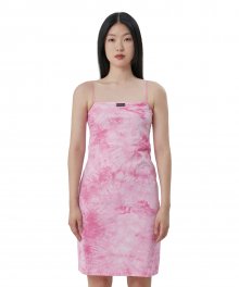 C TIE DYE MIDI DRESS_PINK