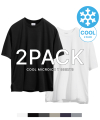 [2PACK] 오버핏 쿨 마이크로아이스 라운드 티셔츠 2P SET 6COLOR