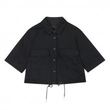 여성 셔츠형 자켓 (셋업) [블랙] WHJKA2468F