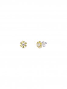 Shining Daisy Earrings in Yellow_VX0MX0610