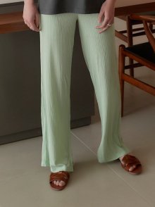 Ribbed Banding Pants in Mint_VW0ML1630