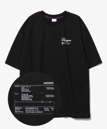 Invoice T-Shirts [Black]
