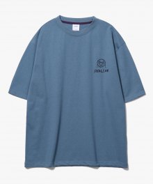 Sealion Drawing T-Shirts [Pastel Blue]
