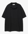 Silket Over Fit Polo Shirts [Black]