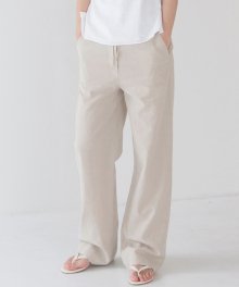 Linen Comfort Pant - Natural