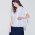 웬스데이딜라잇(WE'DEE) Sleeve Roll-up Blouse_Ivory