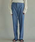 UNISEX DENIM LIGHT LONG SLACKS_LIGHT BLUE