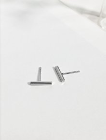 Simple stick earring - L (실버925)